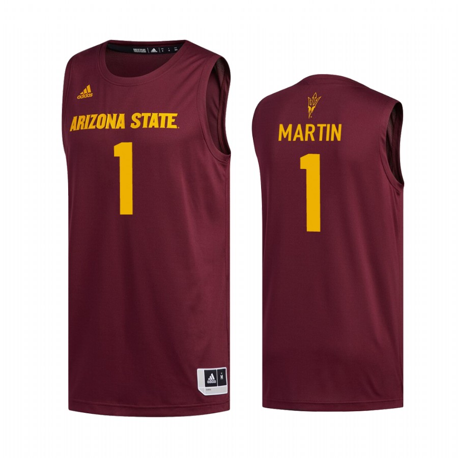 1 Arizona State Sun Devils Swingman Basketball Jersey   Maroon