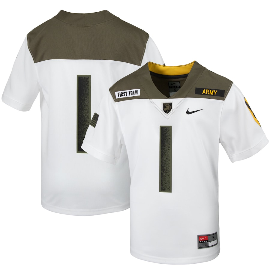 1 Army Black Knights Youth 1st Cavalry Division Limited Edition Jersey   White