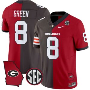 A.J. Green Jersey #8 Georgia Bulldogs Split Vapor Football Stitched