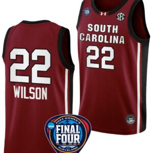 A'ja Wilson Jersey #22 South Carolina Gamecocks 2024 NCAA Final Four Garnet