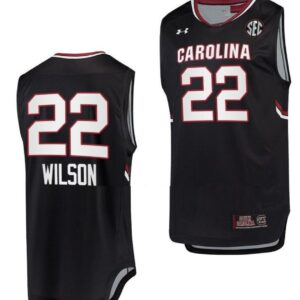 A'ja Wilson Jersey South Carolina Gamecocks Jersey College Basketball Black #22