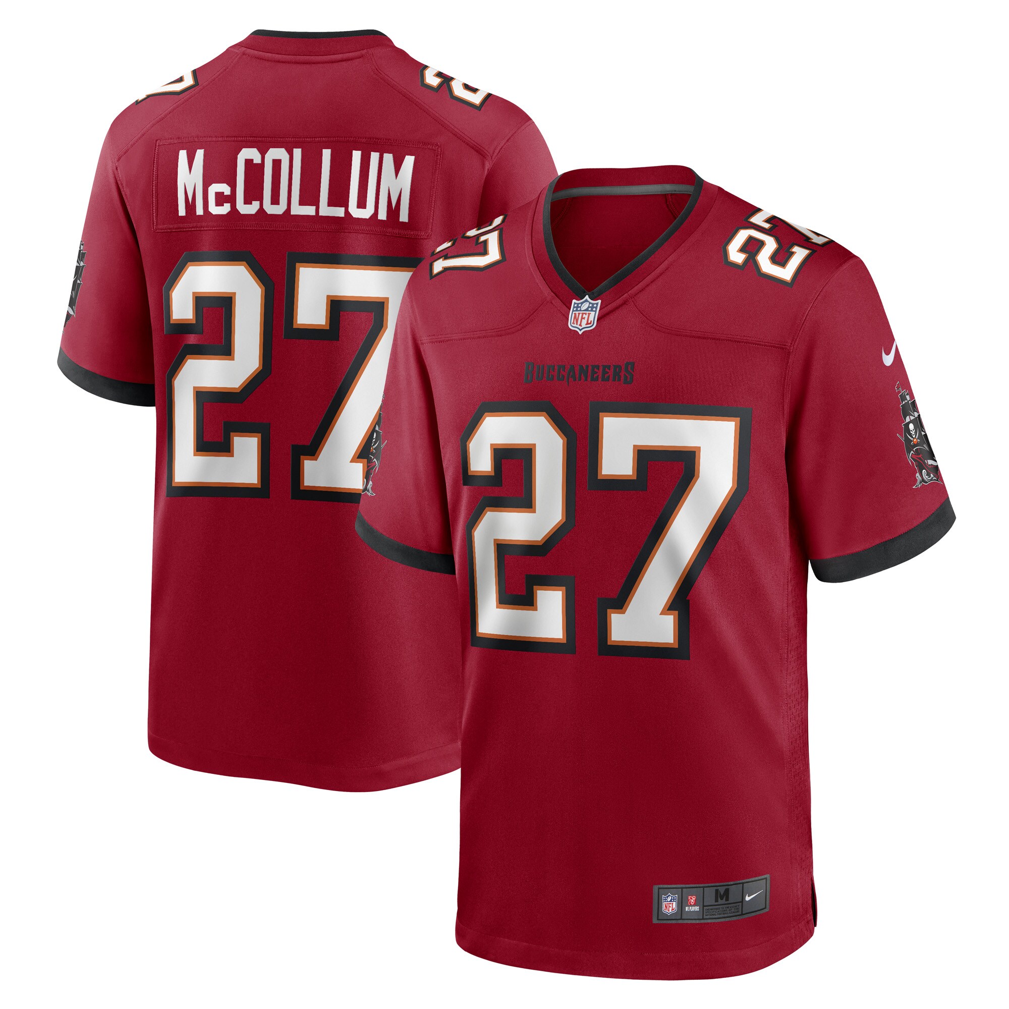 Zyon Mccollum Tampa Bay Buccaneers Nike Game Player Jersey   Red